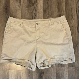 LANE BRYANT Khaki Navy casual shorts Women’s  18